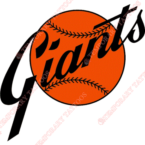 San Francisco Giants Customize Temporary Tattoos Stickers NO.1890